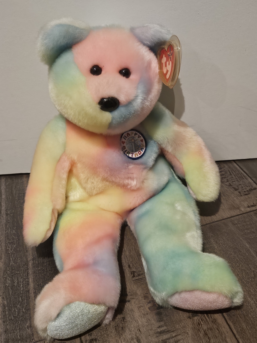 Ty Beanie buddy birthday bear